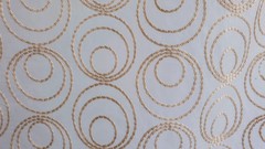 Fawn Circles Sheer Curtain Fabric By The Yard, Fawn Sheer Curtain Fabric