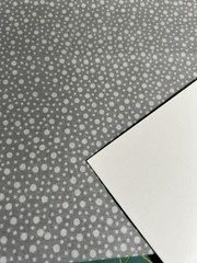 JoAnn Gray Polka Dot Quilt Fabric Cotton 18″ x 44″ F73