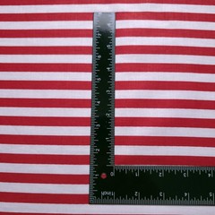 Red White Candy Stripe Red and White Poly Cotton Fabric 58″ By The Yard