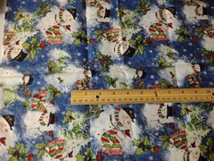 Cotton Quilt Fabric Lot of 5 Christmas Holiday Winter Susan Winget Prints 6+ yds