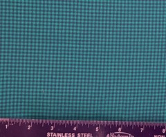 NAVY & TEAL Cotton Woven Mico GINGHAM Medium Weight Sewing Fabric BTHY or BTY