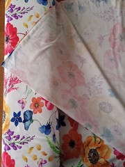 1 M X 1.50 M Cotton Jersey Colorful Flowers Fabric