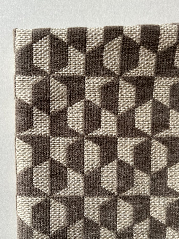 Clarke & Clarke Galileo Mocha 24″x24″ Designer Fabric Remnant