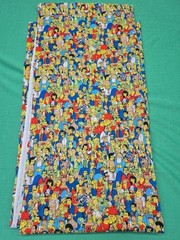 2 1/2 Yards Where’s Bart? “The Simpsons” Springs Creative VTG 2007 New 90″x 43″