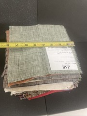 Fabric Samples Square Jab, Chivasso, Carlucci Lot of 90 PC Multi Color Design