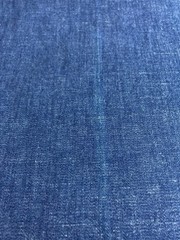 9 oz Midweight Indigo Cotton Chambray Denim 63.5″W x 3.28 Yards Minor Dye Flaw