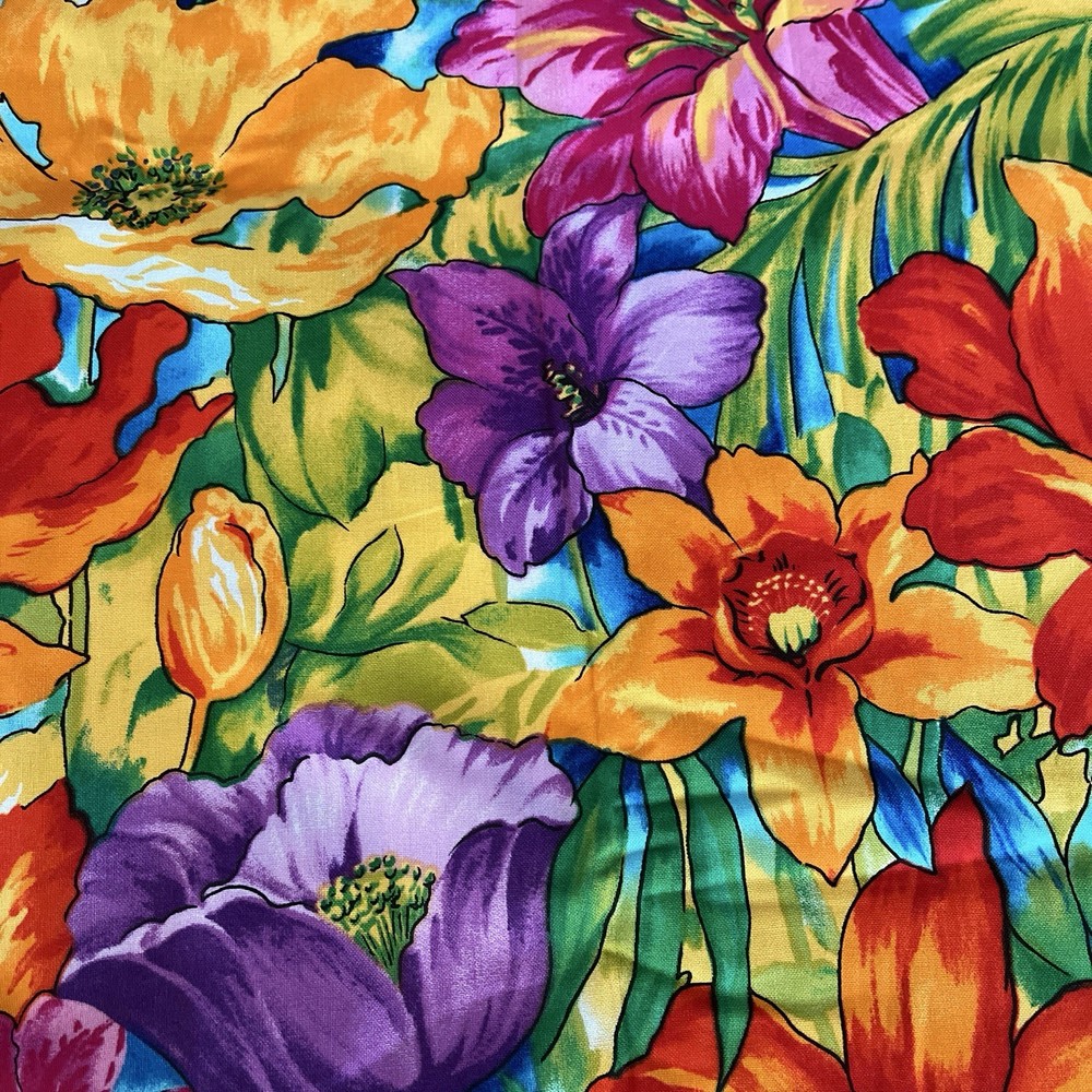 Paradise Collection Bright Colorful Flowers Lily Poppy Patricia Campbell 1.5 Y