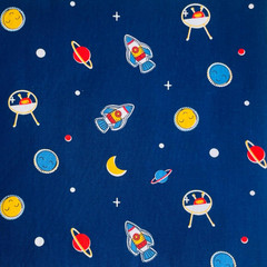 Galaxy Fabric Squares 5 X 5 Inch, 42 Pcs Cotton Charm Pack Fabric for Quilting,