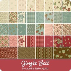 Jingle Bell By Laundry Basket Quilts For Andover Fat Eighth Bundle 36 PC