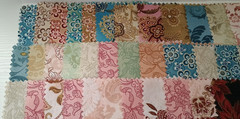 Assorted Quilting Fabric Squares–Pre-Cut Pieces–Various Sizes