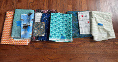 15+ yards quilt shop quality cotton novelty prints AGF plus others most unwashed