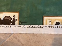 Rare Vintage Screen Printed English 1995 Fabric Roll “The Design Archives” VGC