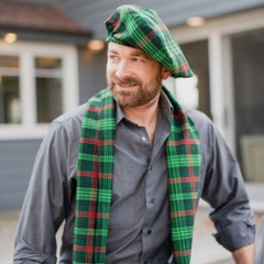 Homespun Wool Blend Tartan Fabric – By the Yard.