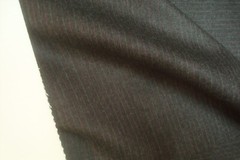 2.8 yds Luxury Fine WOOL Cashmere FABRIC Flannel 9 oz SUITING Charcoal 102″ BTP