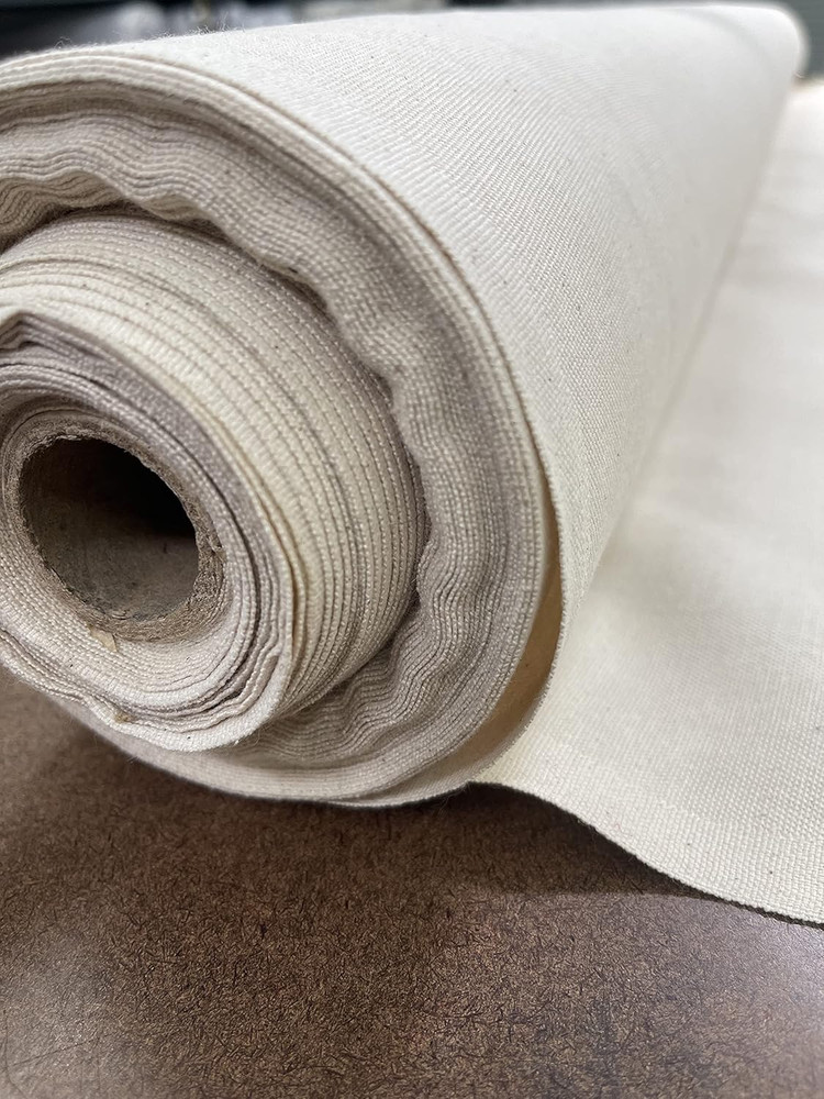 Sedona Designz 60″ Wide Cotton Duck Canvas Fabric – 7Oz Durable 100% Cotton (Nat
