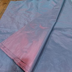 New Iridescent Taffeta Fabric 2 Color Blue & Purple 36” Wide By The Yard