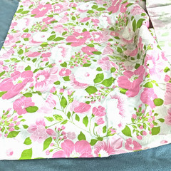 Beautiful Pink and White Floral Embossed Fabric 4 yards x 45″ $15.00