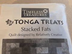 Timeless Treasures Tonga Treats Fat Quarters, Treat Quarter Spice Quilt Pattern