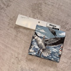 Vintage Shore Birds Fabric Panel 52×17 Seagulls Sandpipers Coastal Craft NOS