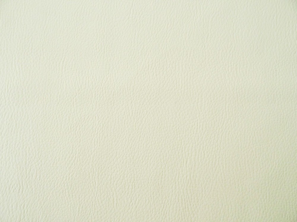 SOFT PEBBLED FAUX LEATHER VINYL CREAM UPHOLSTERY FABRIC $12.99/YD BY THE YARD