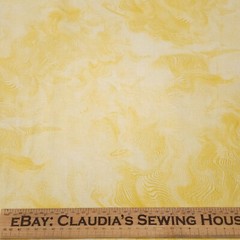 Ghost Artists Liquid BTY Brian Evans Quilting Treasures Yellow Swirl Blender