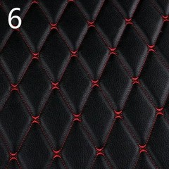 100x158cm Faux Leather Quilted PVC Fabric Car Interior Upholstery Mat