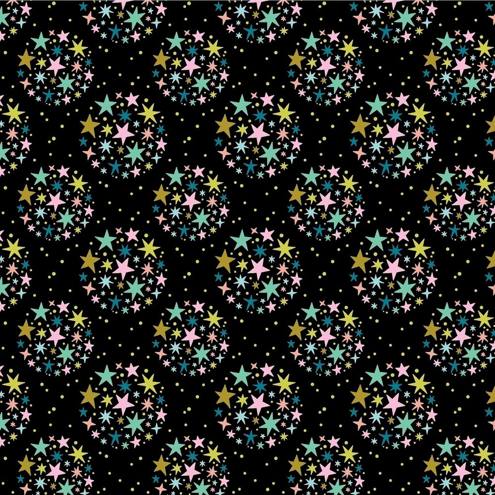 Michael Miller Starstruck Starry Night, Miriam Dornemann Fabric BTY 36″ x 44″