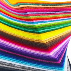 48PCS Assorted Color Felt Fabric Sheets 12″x12″ (30x30cm) for DIY Craft & Sewing