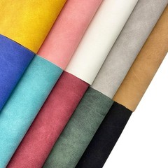 Soft Suede Faux Leather Sheets – 10 Colors, 8×12 Inches for DIY Crafts