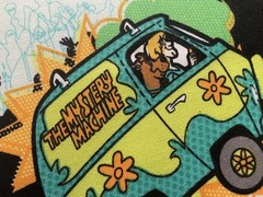 Fabric Scooby Doo Bus By Camelot Fabric 15” X 92” 102