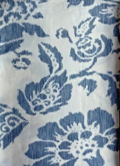 Ralph Lauren Oleander Ikat Pacific Fabric Remnant 24″ x 24″
