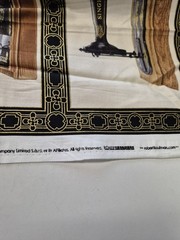 Robert Kaufman Singer Sewing Machine Fabric Sample – Rare Vintage Block Panel
