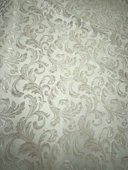 Champagne Damask Jacquard Brocade Fabric (116in.) Sold By The Yard