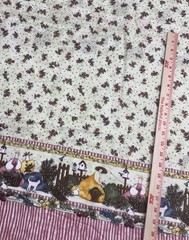 Berry Patch Green Red Yellow Garden Theme Cotton Fabric Nancy Halverson BTHY #51