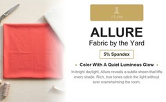 Allure Crepe Fabric by the Yard 4-Way Stretch 380 GSM Spandex Knit Dresses