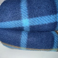 Joann Fabrics Store Unopened Fleece Fabric Remnant 1.333 Yards Blues And Orange
