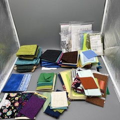 Large Lot Of Random Assorted Quilting Fabric