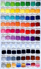QCZKB 188 Embroidery Floss Set Including Cross Stitch 2-Tier box, box