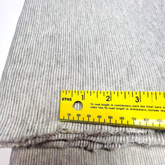 Double Knit Textured Gray 4 Way Stretch 56 ” Wide Fabric Lot of 5 Yards for $ 10