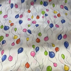 cotton fabric by the yard- Balloons