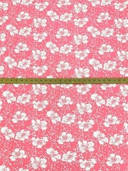 Floral Liverpool Fabric Abstract Pink Garden Flowers By the Yard