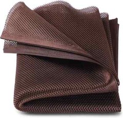 Brown Subwoofer Speaker Grill Cloth, 55″X20″ Stereo Fabric for Home Speakers, St