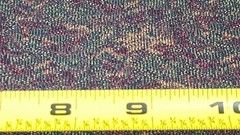 Jacquard Upholstery Fabric Remnant Fringe 28″x60″ Multicolor Tweed End of Roll