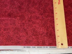 By 1/2 Yd Dark Red Blender Vintage Debbie Mumm for SSI Cotton Quilt Fabric BTHY