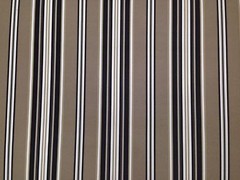 RICHLOOM KASMIRA DRIFTWOOD BLACK STRIPE OUTDOOR INDOOR FABRIC 1.25 YARDS 54″W