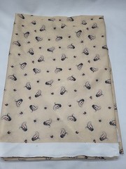 4.5 Lbs. Of Vintage Fabric – 6 Designs – Florals, Solid, Multicolored