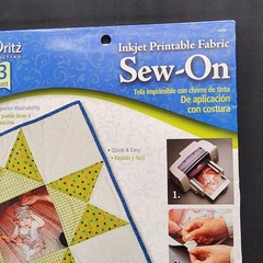 Dritz Printed Treasures Inkjet 3 Printable Fabric Sheets Cotton Quilting