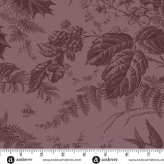 ANDOVER – Vermont by Laundry Basket Quilts – Vermont – Plum ,1/4 yard