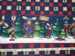 NEW Daisy Kingdom Northwoods Christmas Border Sold by 1/2 Yard More Available
