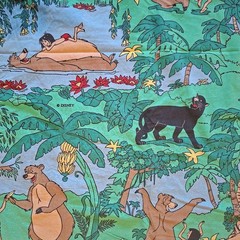 Disney The Jungle Book Vintage Flat Sheet Duvet Cover Single Side